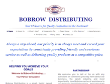 Tablet Screenshot of bobrowdistributing.com